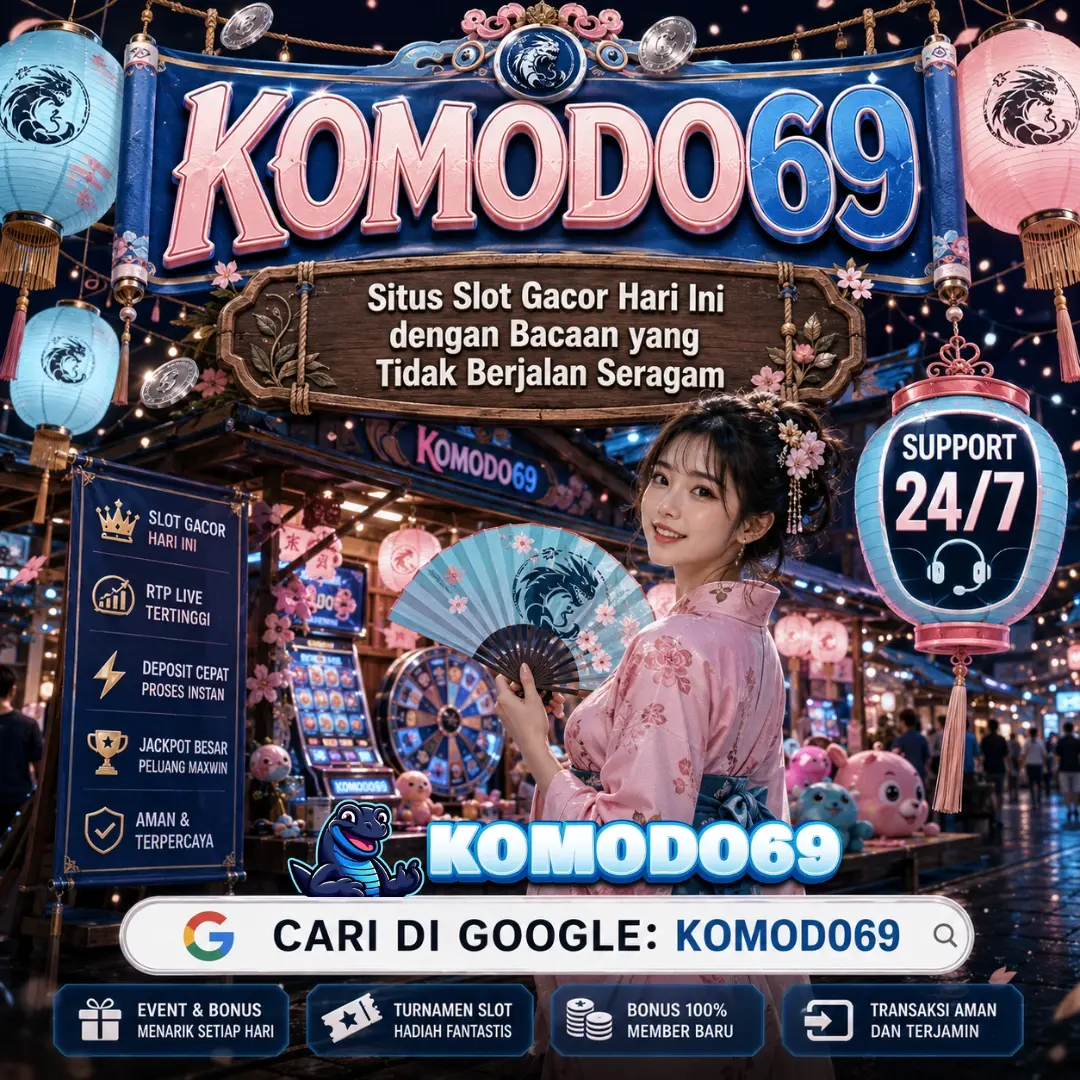 KOMODO69 : Situs Slot Gacor Hari Ini dengan Bacaan yang Tidak Berjalan Seragam