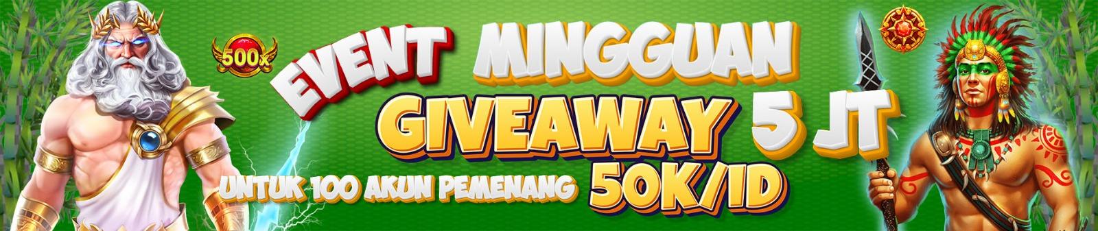 EVENT GIVEAWAY MINGGUAN BUAYA138