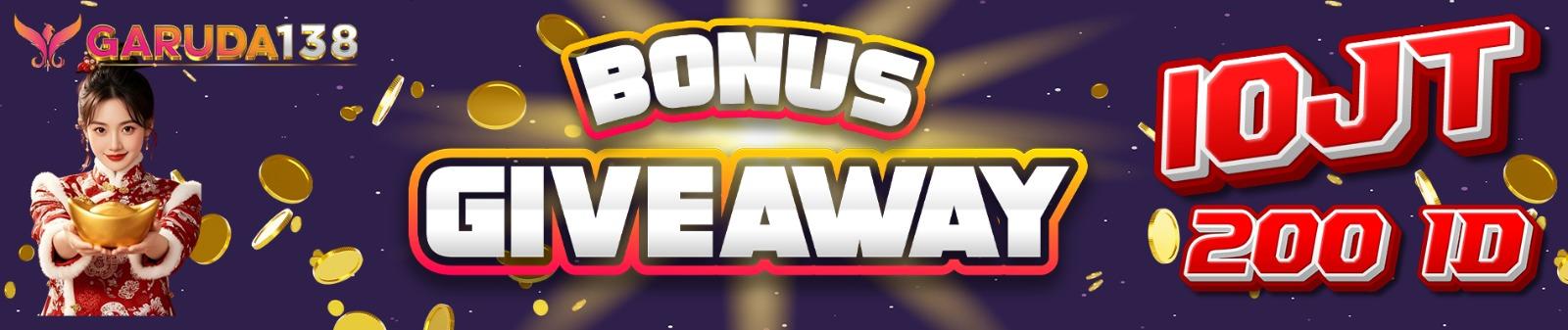 EVENT GIVEAWAY MINGGUAN GARUDA138