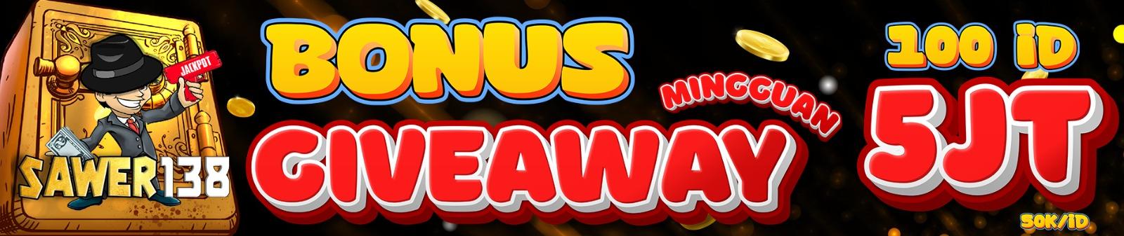EVENT GIVEAWAY MINGGUAN SAWER138