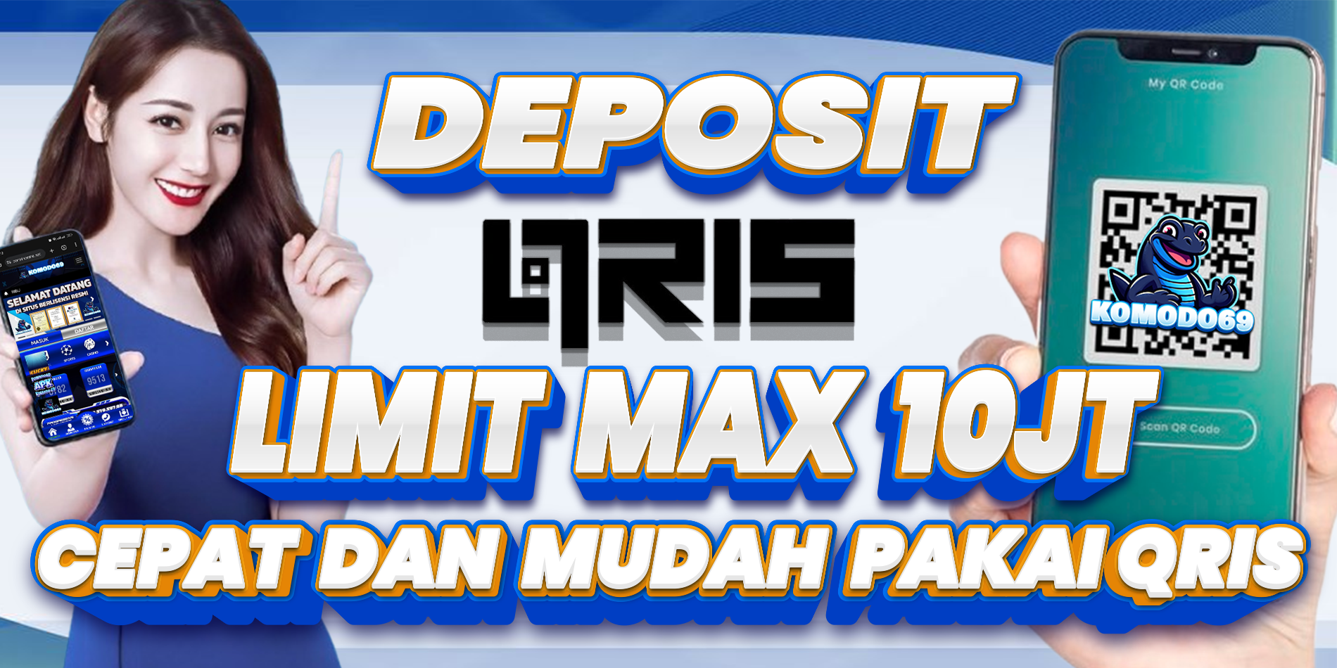 KEMUDAHAN TOPUP QRIS DI KOMODO69