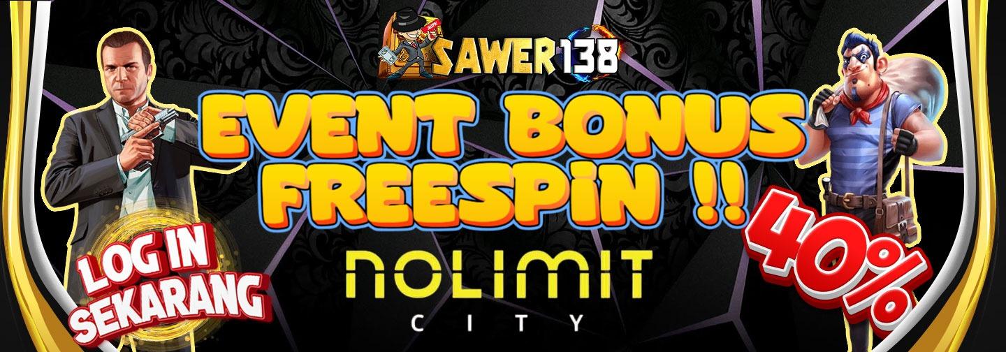 Bonus Freespin 40% No Limit City
