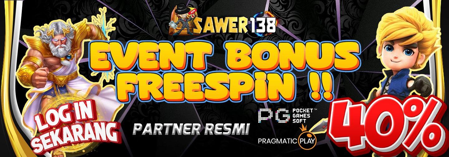 Bonus Freespin 40% Pragmatic & Pg Soft
