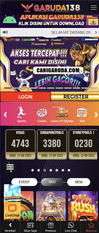 Garuda138 Game Lobby