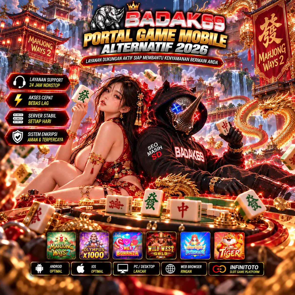 Badak69 Front Black 