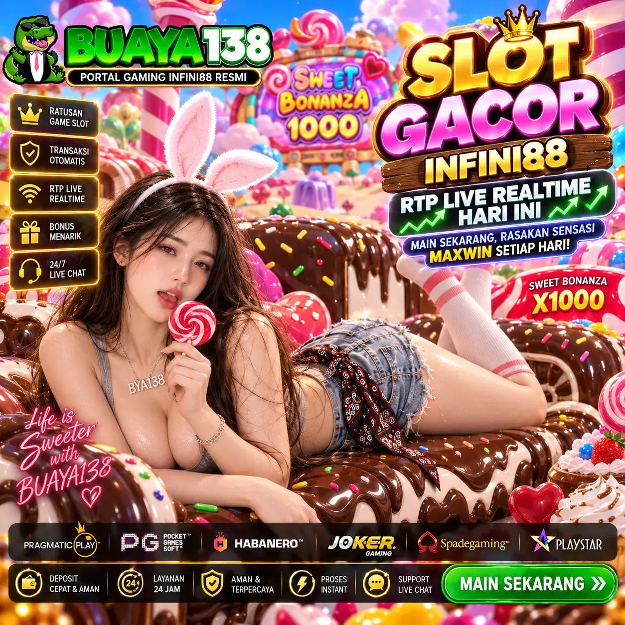 BUAYA138 ~ Slot Gacor Infini88 RTP Live Realtime Hari Ini
