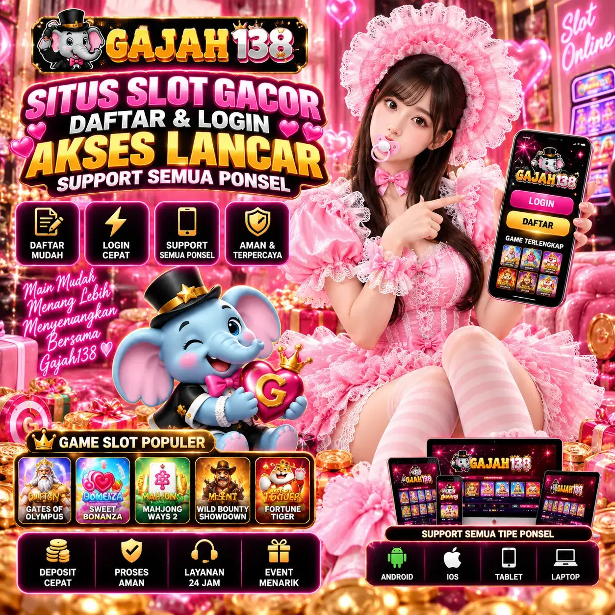 GAJAH138 Situs Slot Gacor - Daftar &Login Akses Lancar Support Semua Ponsel