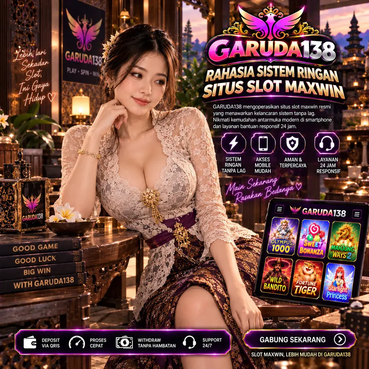 GARUDA138: Rahasia Sistem Ringan Situs Slot Maxwin