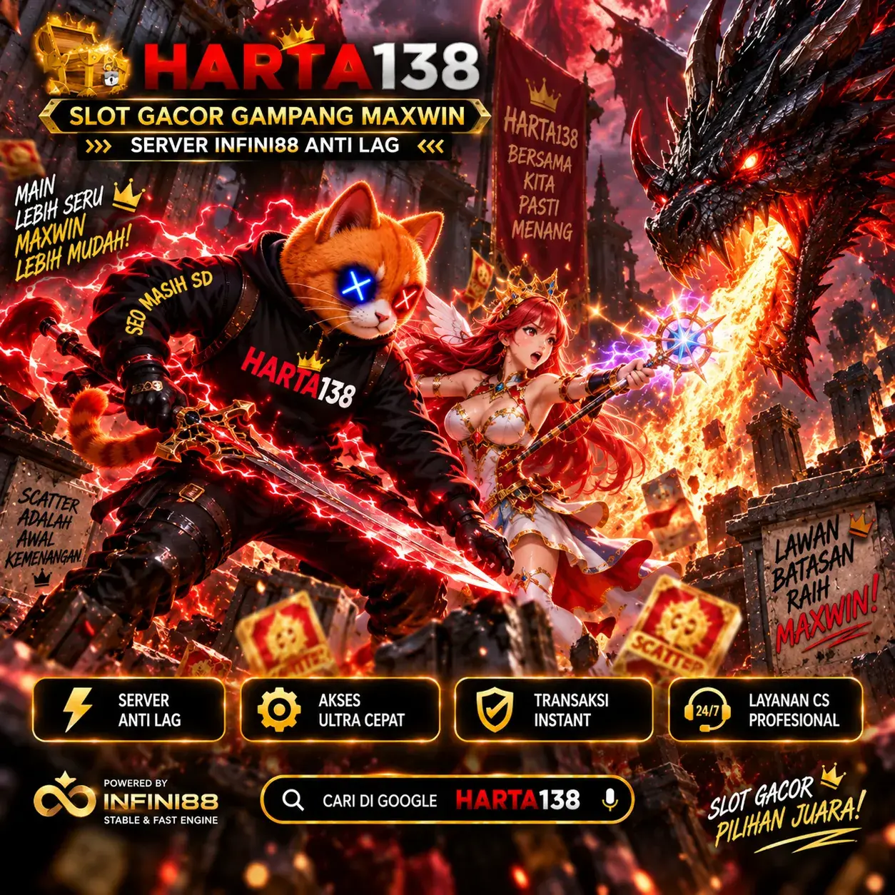HARTA138 » Slot Gacor Gampang Maxwin Server Infini88 Anti Lag by Hey siriusly