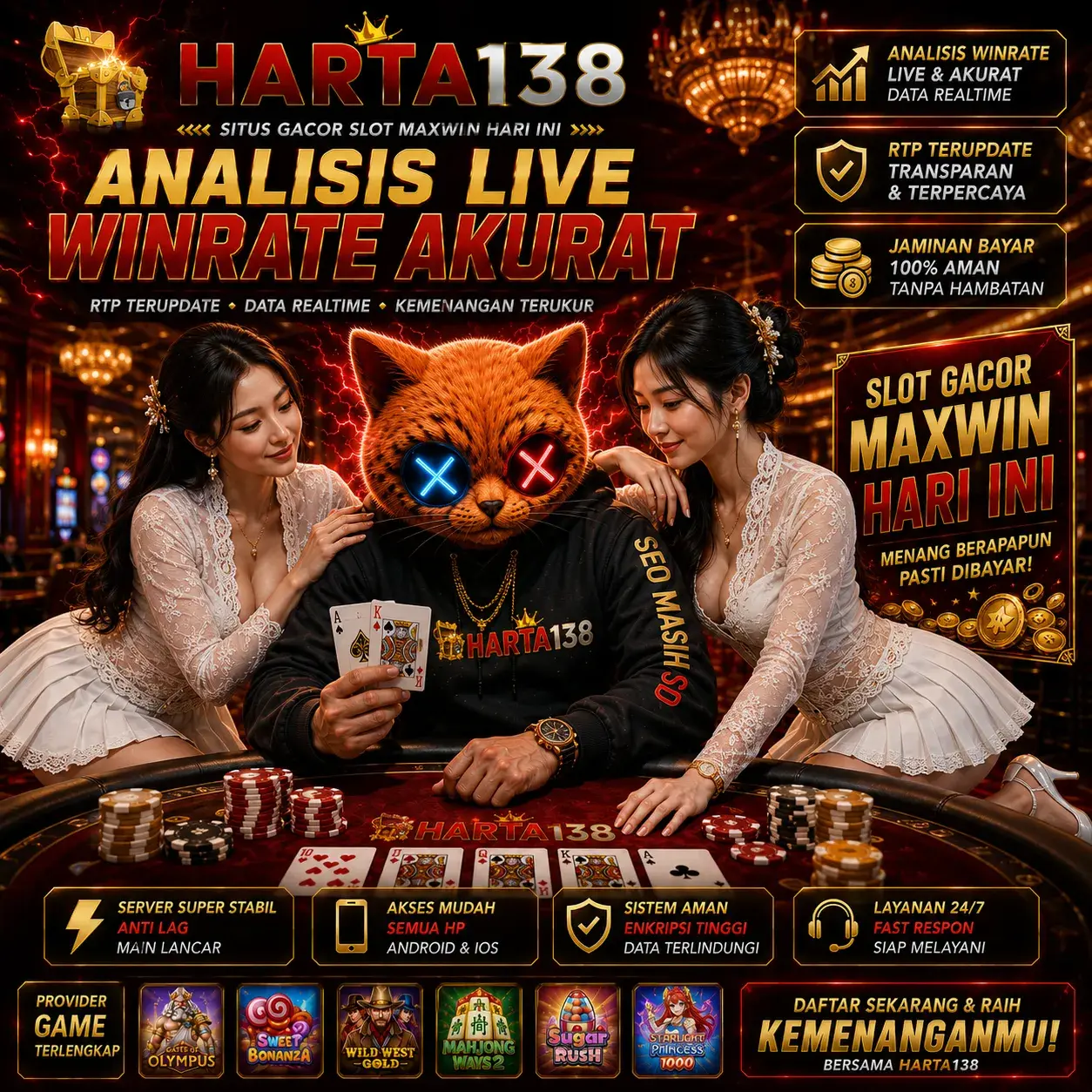 HARTA138 » Situs Gacor Slot Maxwin Hari Ini Analisis Live Winrate Akurat by Hey siriusly