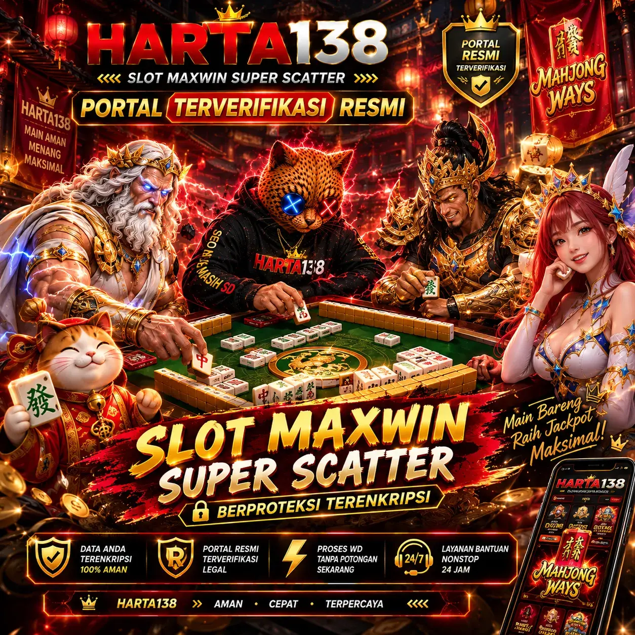 HARTA138 > Slot Maxwin Super Scatter Portal Terverifikasi Resmi by Hey siriusly
