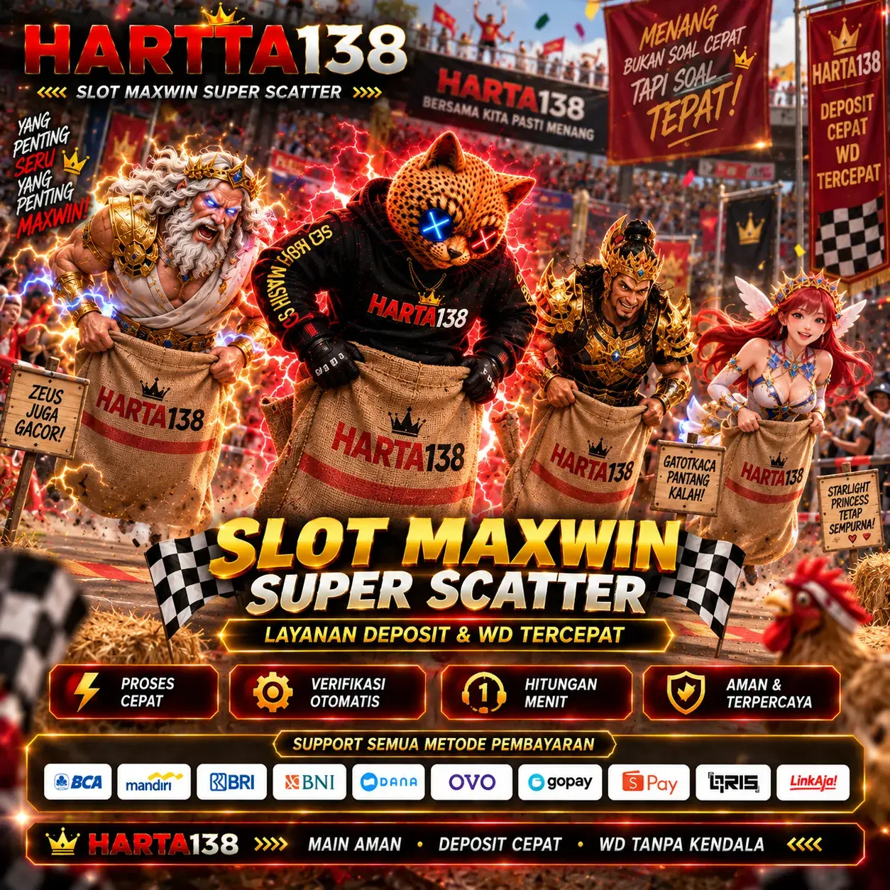 HARTA138: Slot Maxwin Super Scatter Layanan Deposit & WD Tercepat - HARTA138