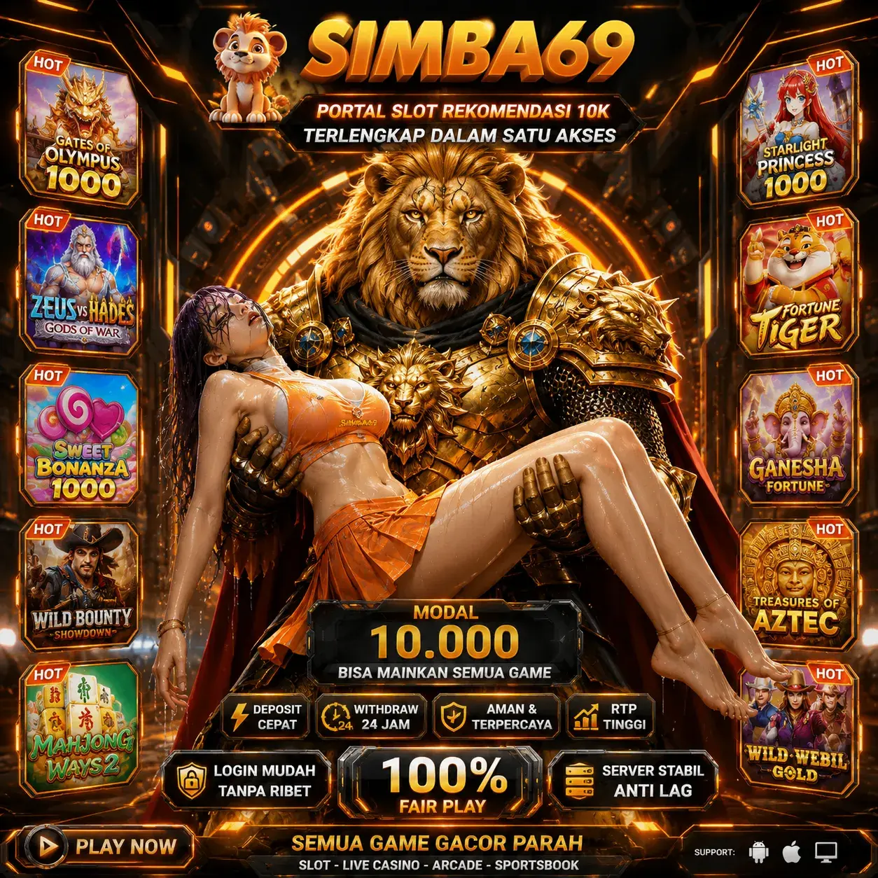 SIMBA69 - Portal Slot Rekomendasi 10k Terlengkap dalam Satu Akses by Hey siriusly